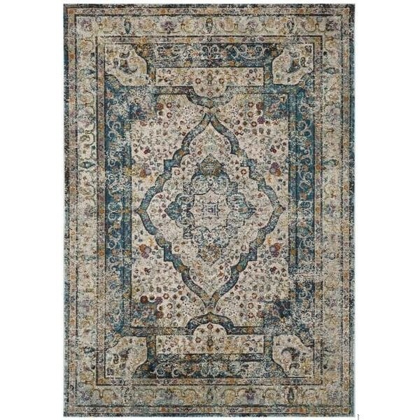 Safavieh Aria Small Rectangle Area Rug, Creme and Red - 4 x 6 ft. ARA106E-4 - main